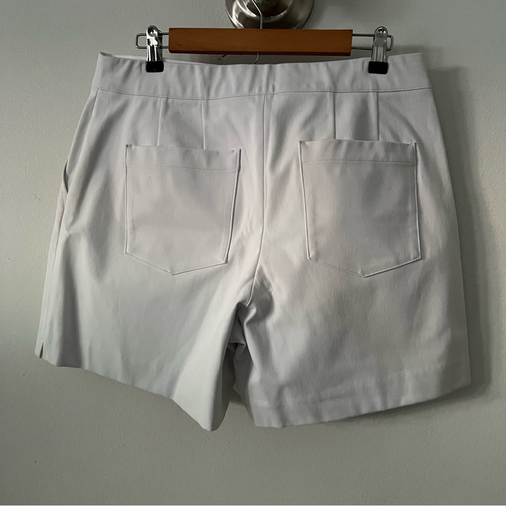 SPANX High Waist Women's White Shorts Sz L - Picture 9 of 16